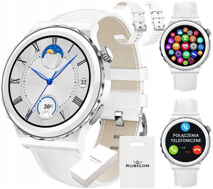 SMARTWATCH RUBICON RNCE92 DAMSKI ZEGAREK CERAMIKA