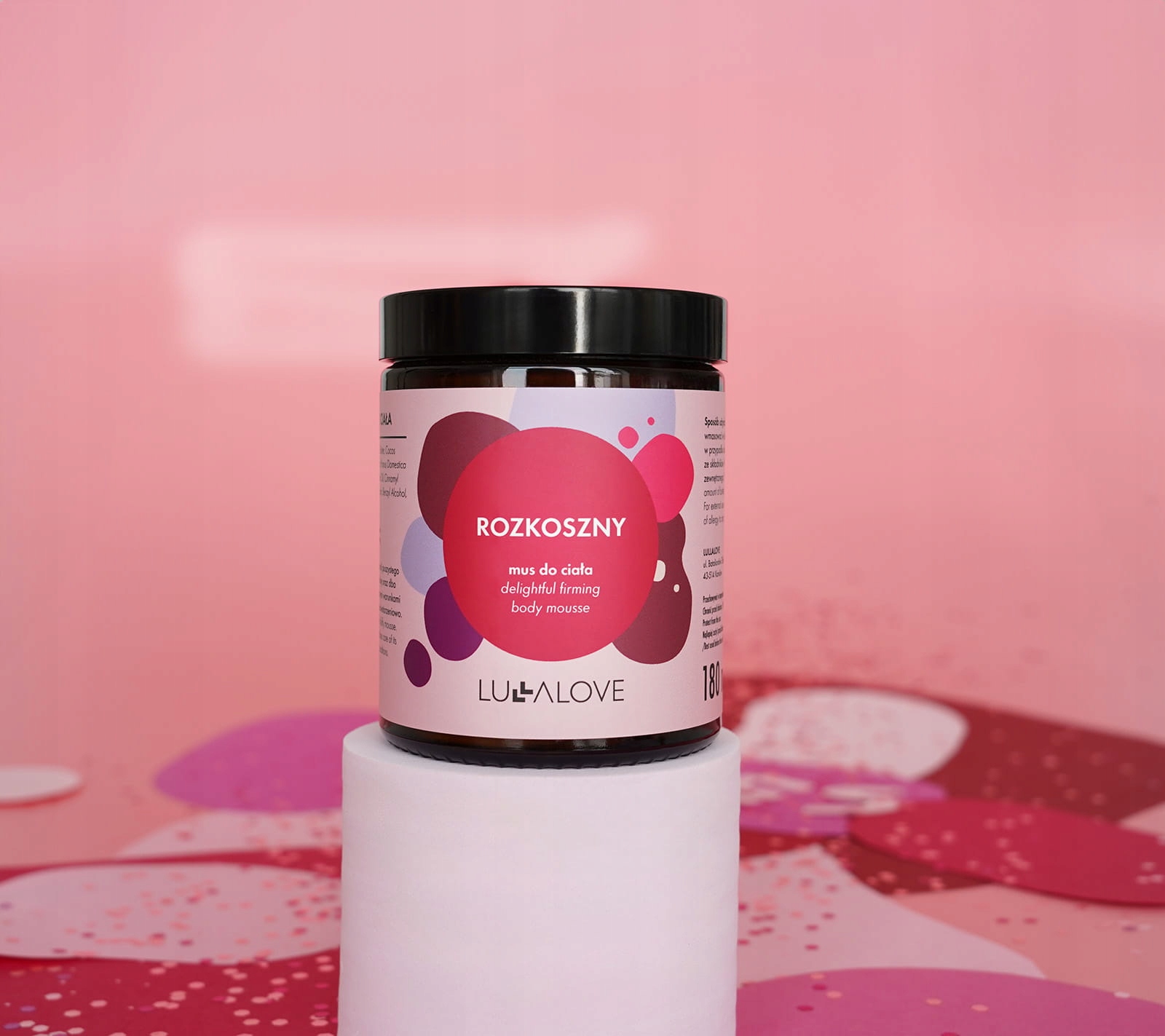 LULLALOVE ROZKOSZNY MUS UJĘDRNIAJĄCY NAWILŻAJĄCY DO CIAŁA ŚLIWKA 180ml. Marka Lullalove