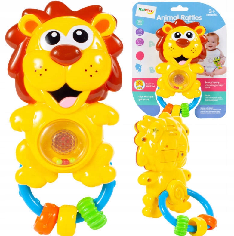 

Grzechotka Świecąca Zwierzątko Gra Lew Z Muzyką