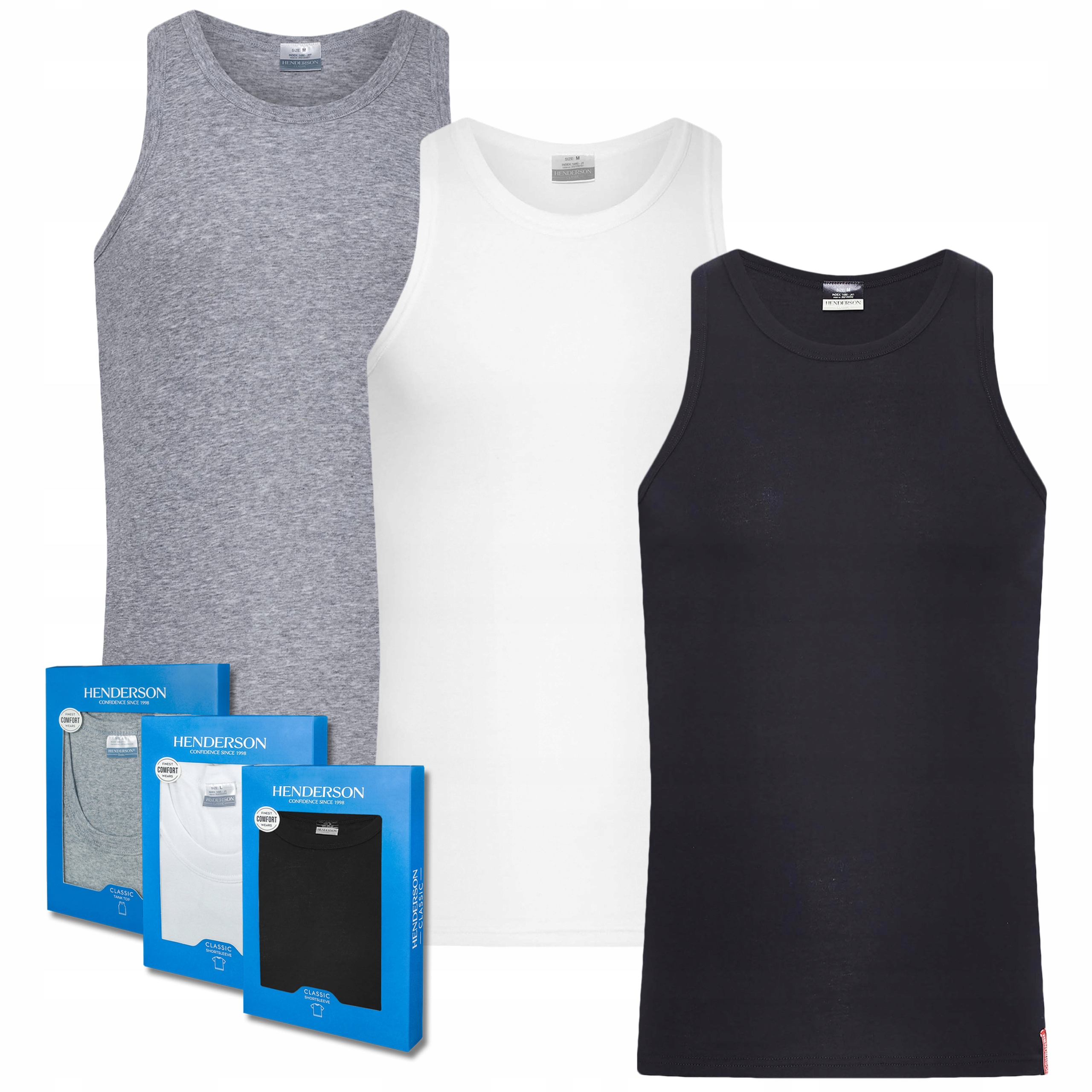 Pánské tričko Henderson 1480 3-pack vel. 3XL