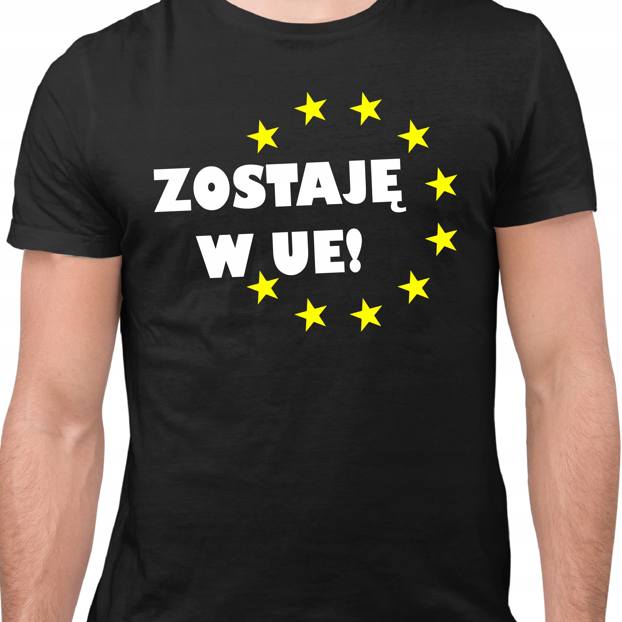 

Koszulka Bluzka Zostaję W Unii Europejskiej Za Ue