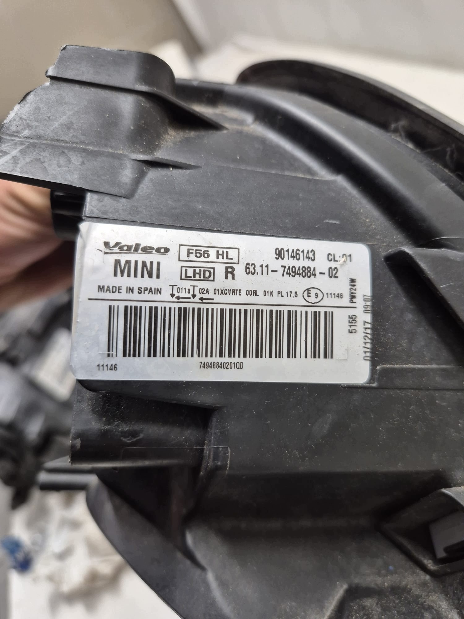 MINI F54 F55 F56 14- light right front front FULL LED 7494884