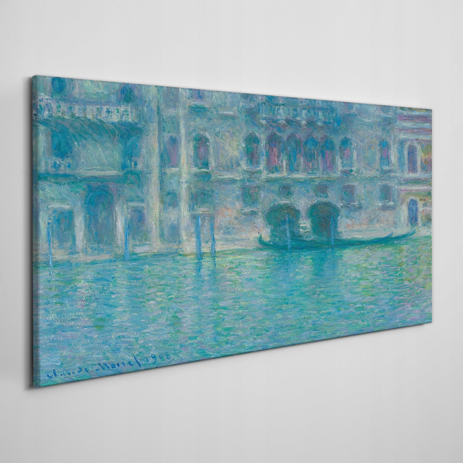

Obraz płótno Palazzo da mula Wenecja Monet 140x70