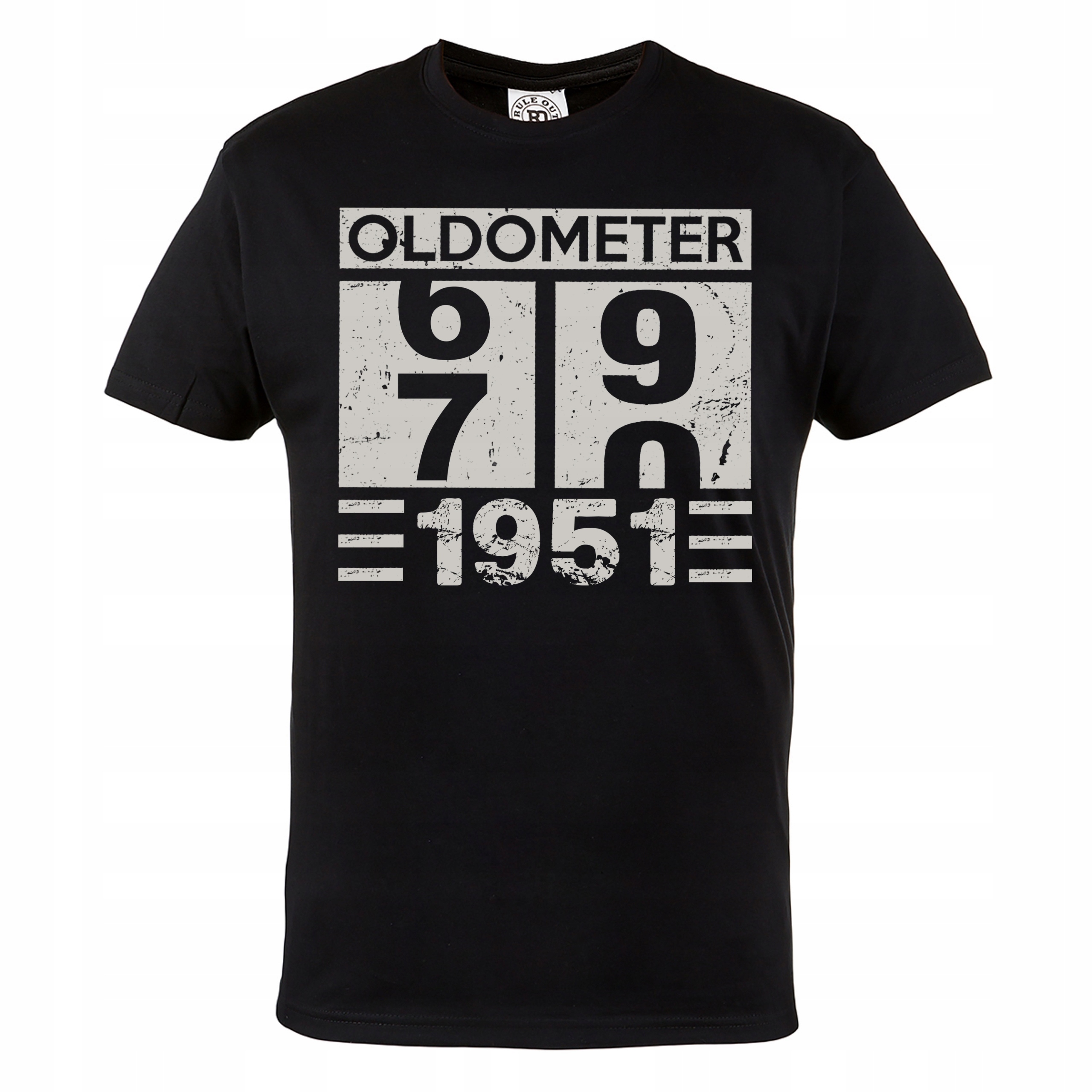 

Męska Koszulka Na 70 Urodziny Retro Oldometer 1951