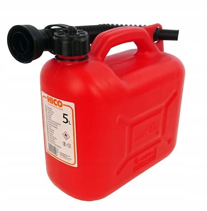 KANISTER NA BENZYNE ROPĘ PALIWO 5L LEJEK ATEST