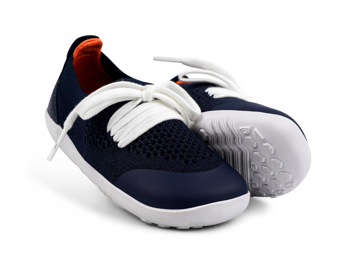 

Bobux Play Knit Navy Orange granatowe lekkie 19