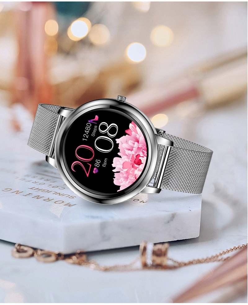 Smart Watch Heart Rate Blood Monitor Pressure Kolor dominujący czarny