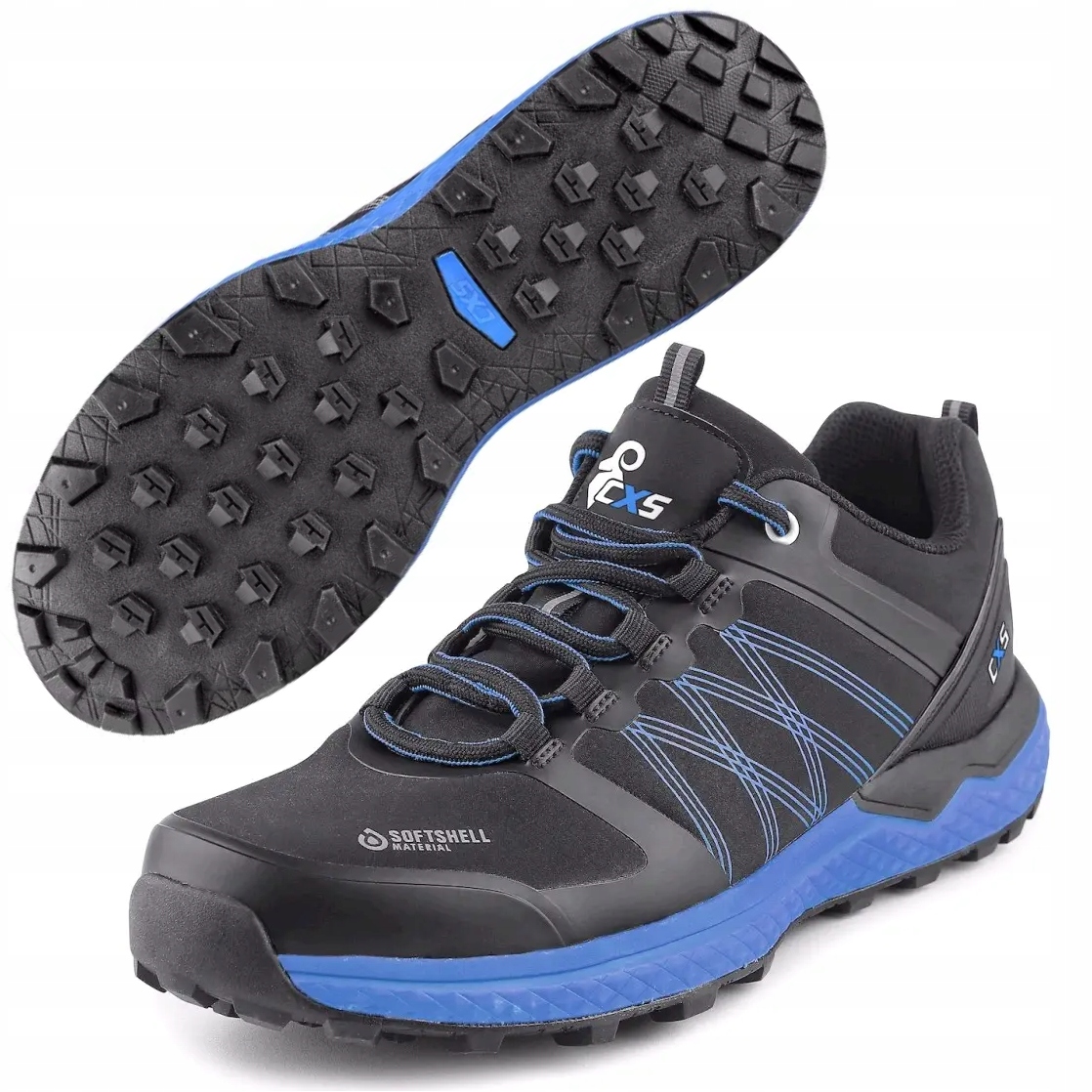 Buty Półbuty Softshell Męskie Lekkie Oddychające Odblaski Cxs Sport 45