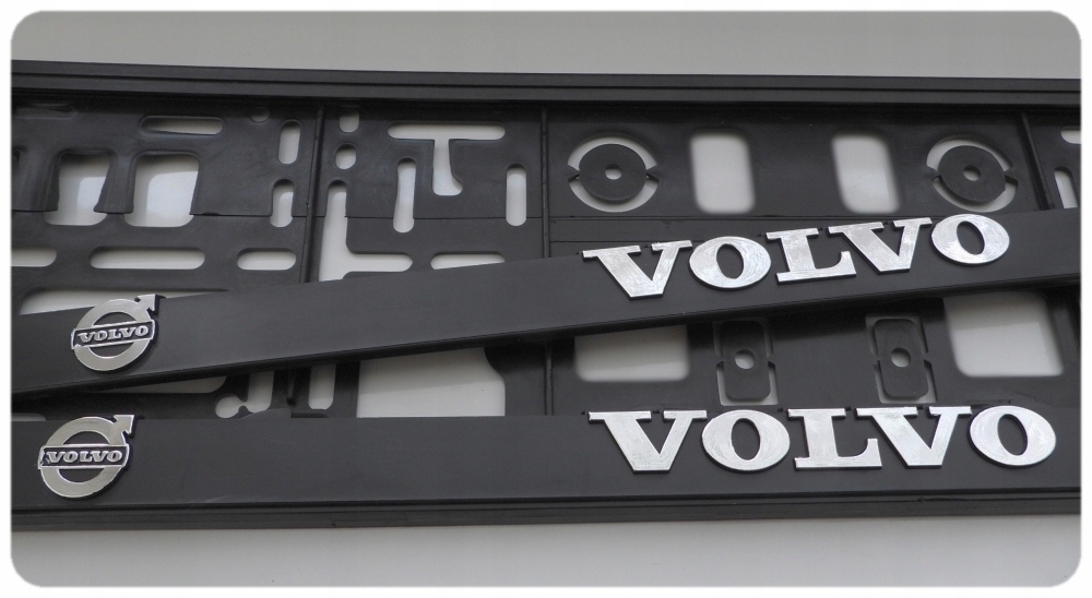 2x 3D RAMKA TABLICY REJESTRACYJNEJ CHROM VOLVO Producent ProRide