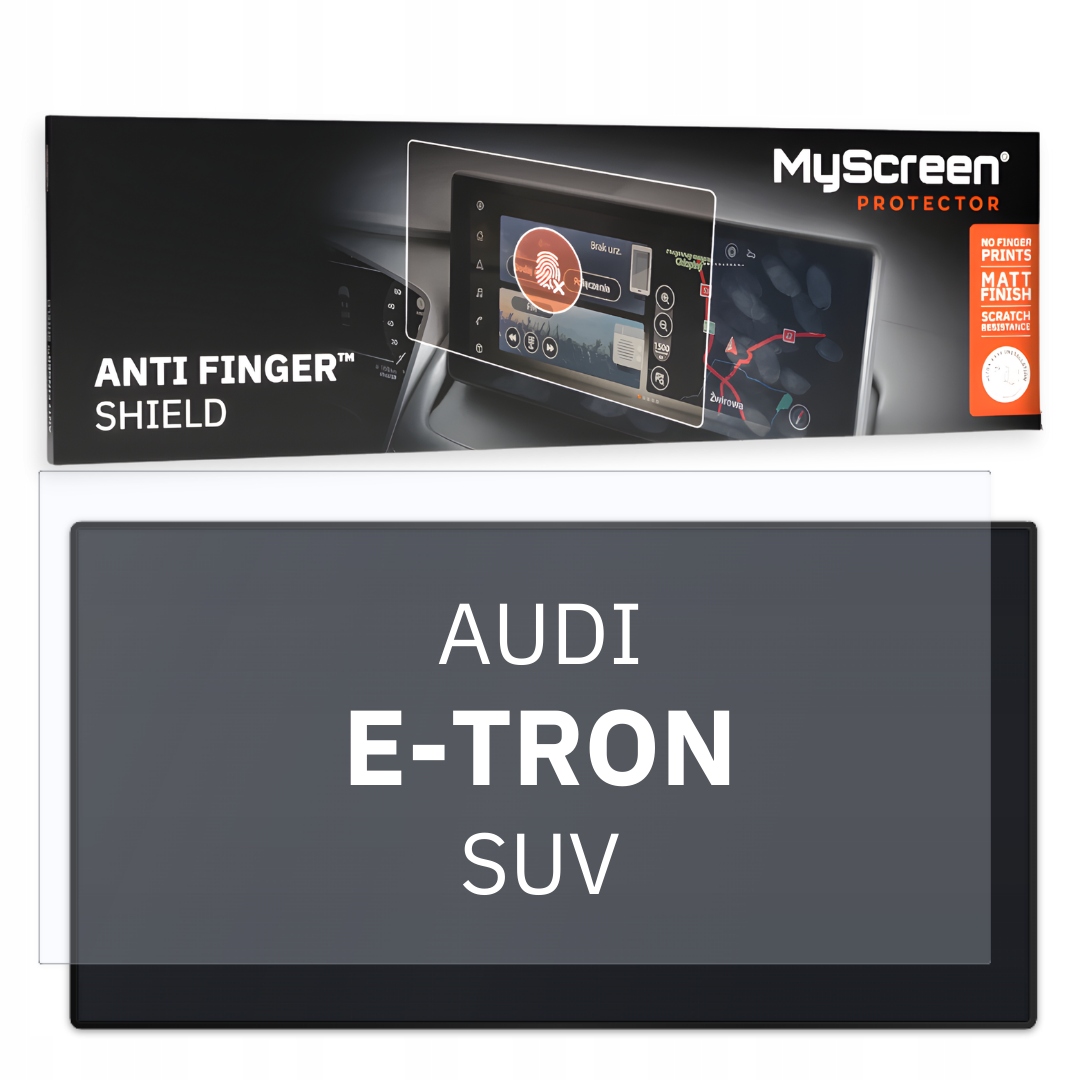 Matná fólie pro Audi E-tron Suv 2020 2022 Přední Středový Panel MyScreen
