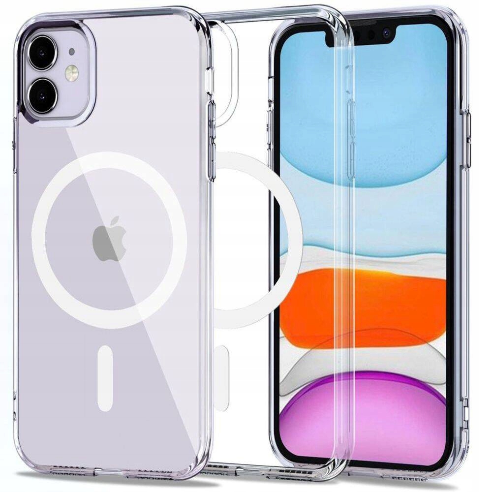 Etui do iPhone 11 Tech-Protect Magmat MagSafe Clear transparentne