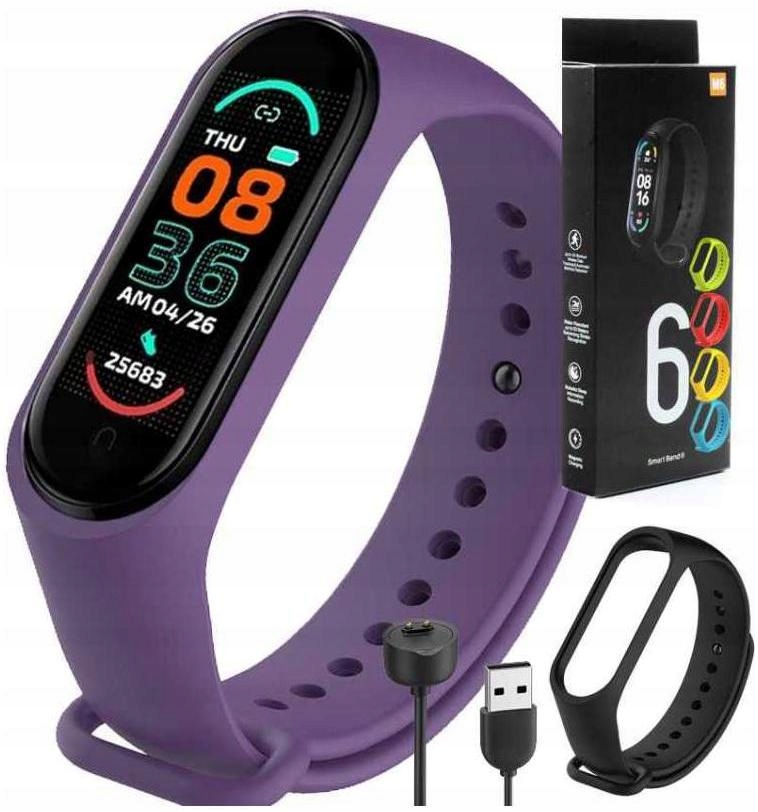 KROKOMIERZ SMARTBAND M6 OPASKA SPORTOWA PULS SMS
