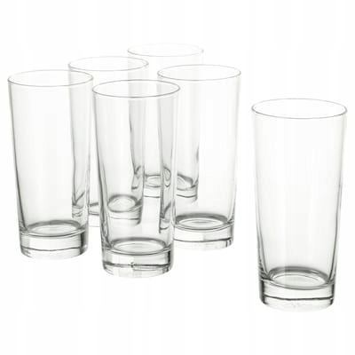 

Szklanki 6 szt, szkło bezbarwne 400 ml Ikea