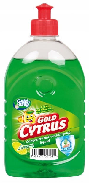 

Gold Cytrus Płyn do Naczyń 0,5L Zielony