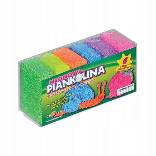 Piankolina 6 kolorów Neonowa