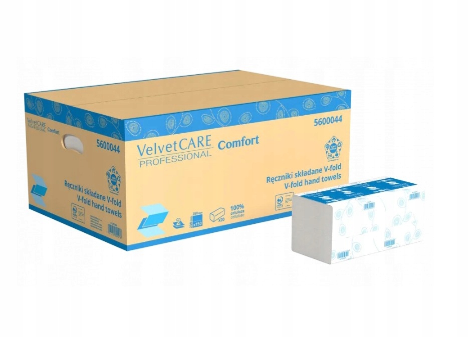 Levně Ručník Zz velvet bílý 3 tisíce ks – 150 lístků 20 ks 25x23 cm