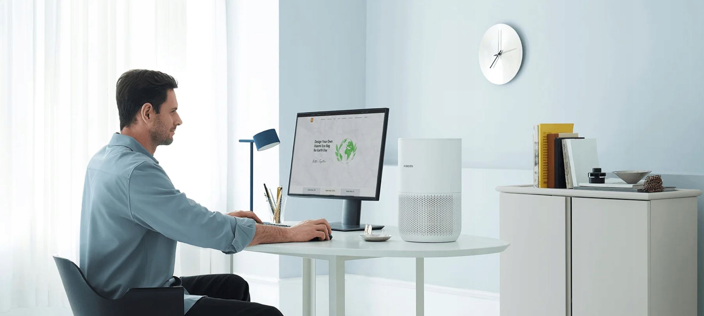 Oczyszczacz powietrza Xiaomi Smart Air Purifier 4 Compact Poziom hałasu 20 dB