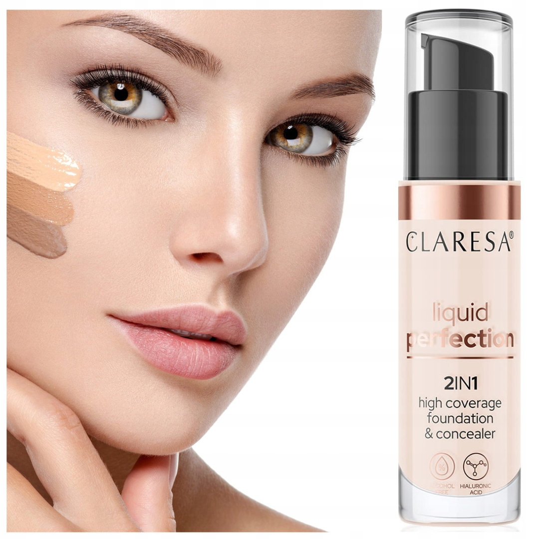 

Claresa Liquid Perfection Korektor Podkład 2w1 101
