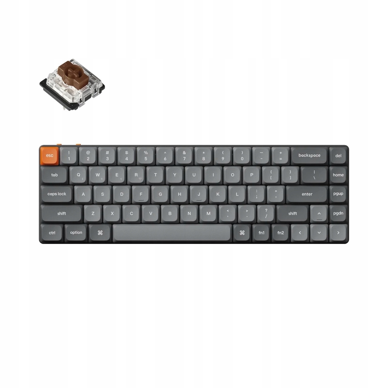 Keychron K7 Max Qmk/via Bezdrôtová mechanická klávesnica Rgb Led K7M-H3