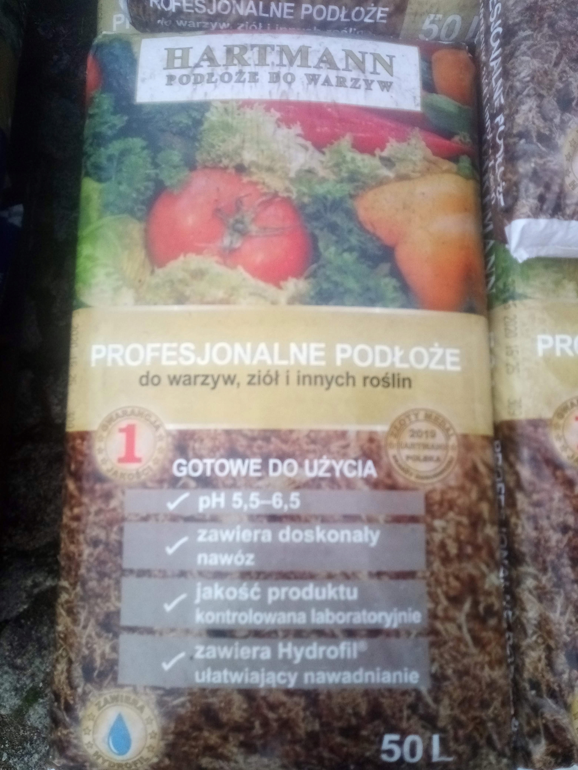 

Profesjonalne podłoże do warzyw 50 l ziemia