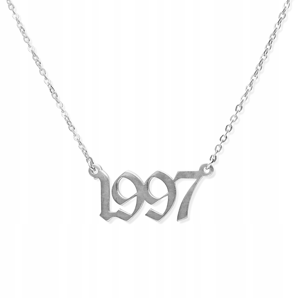 Stříbrný náhrdelník Ag 925 s datem narození 1997