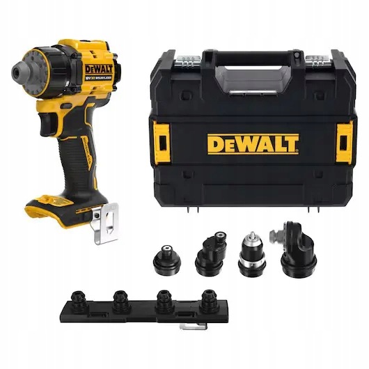 Wiertarko-wkrętarka z 4 głowicami 2-biegowa 18V Xr walizka DeWalt DCD803N
