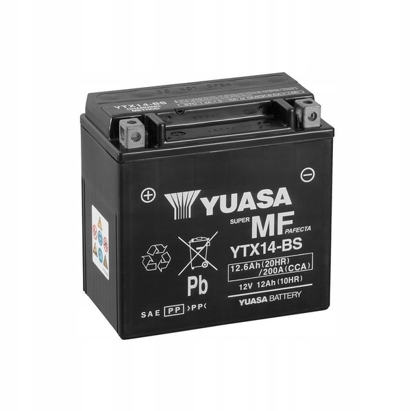 

Akumulator Yuasa YTX14-BS 12V 12Ah 200A Japan