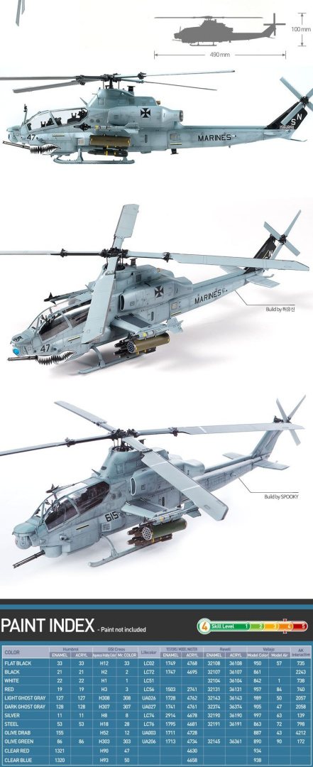 USMC AH-1Z \"Shark Mouth\" 1/35キット USMC AH-1Z 