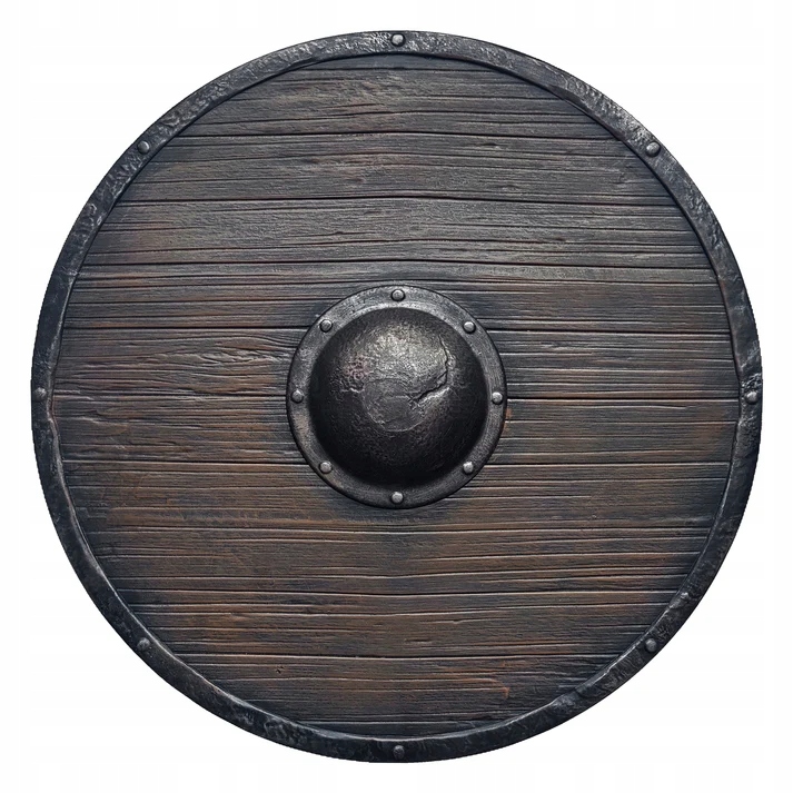 Vikingský Štít 70 CM Zbraň Larp