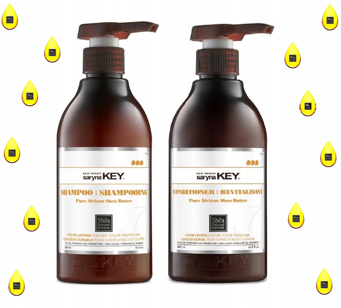 Sada Saryna Key Šampon Kondicionér Color Lasting Účinná Ochrana Barvy