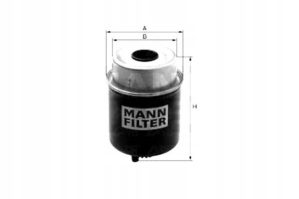 Mann-filter Palivový Filtr Fendt Massey-ferguson 10-