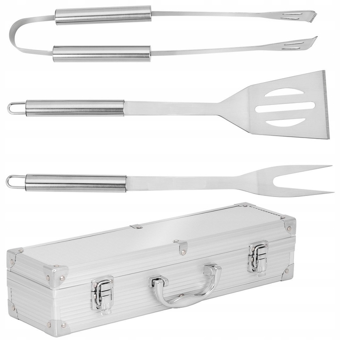 

Zestaw Akcesoria Przybory Grill Do Grila Walizka