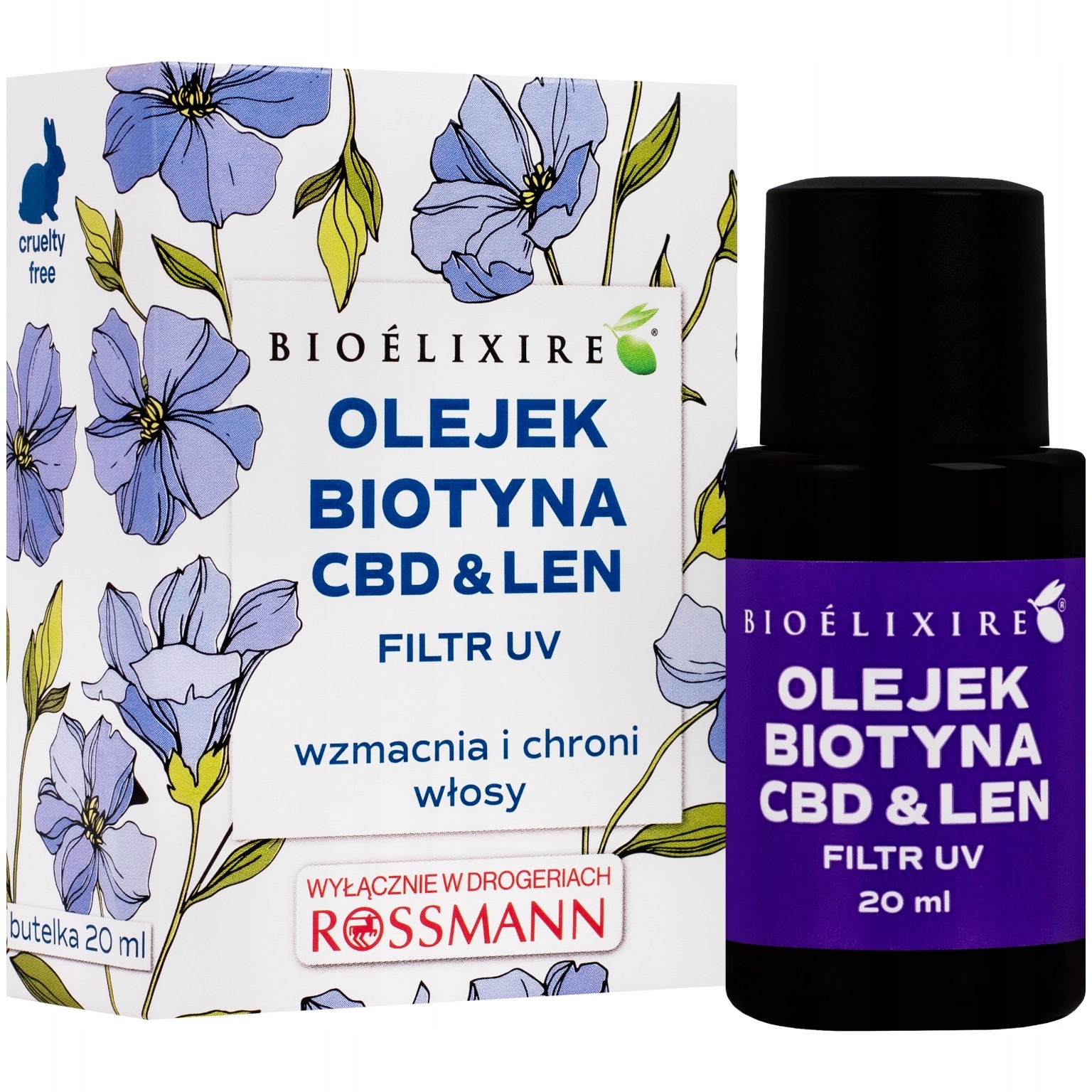 

Olejek Biotyna i Len olejek Bioelixire 20ml