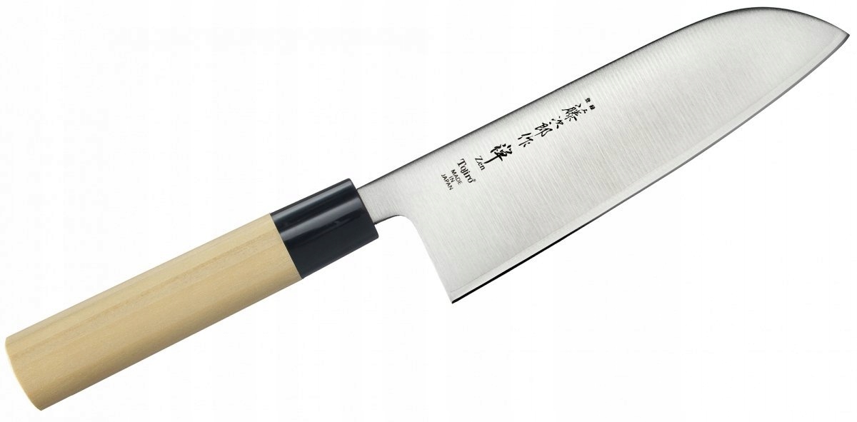Nôž Santoku Tojiro Zen Dub 16,5 cm, oceľ VG-10, ľahký 115 g