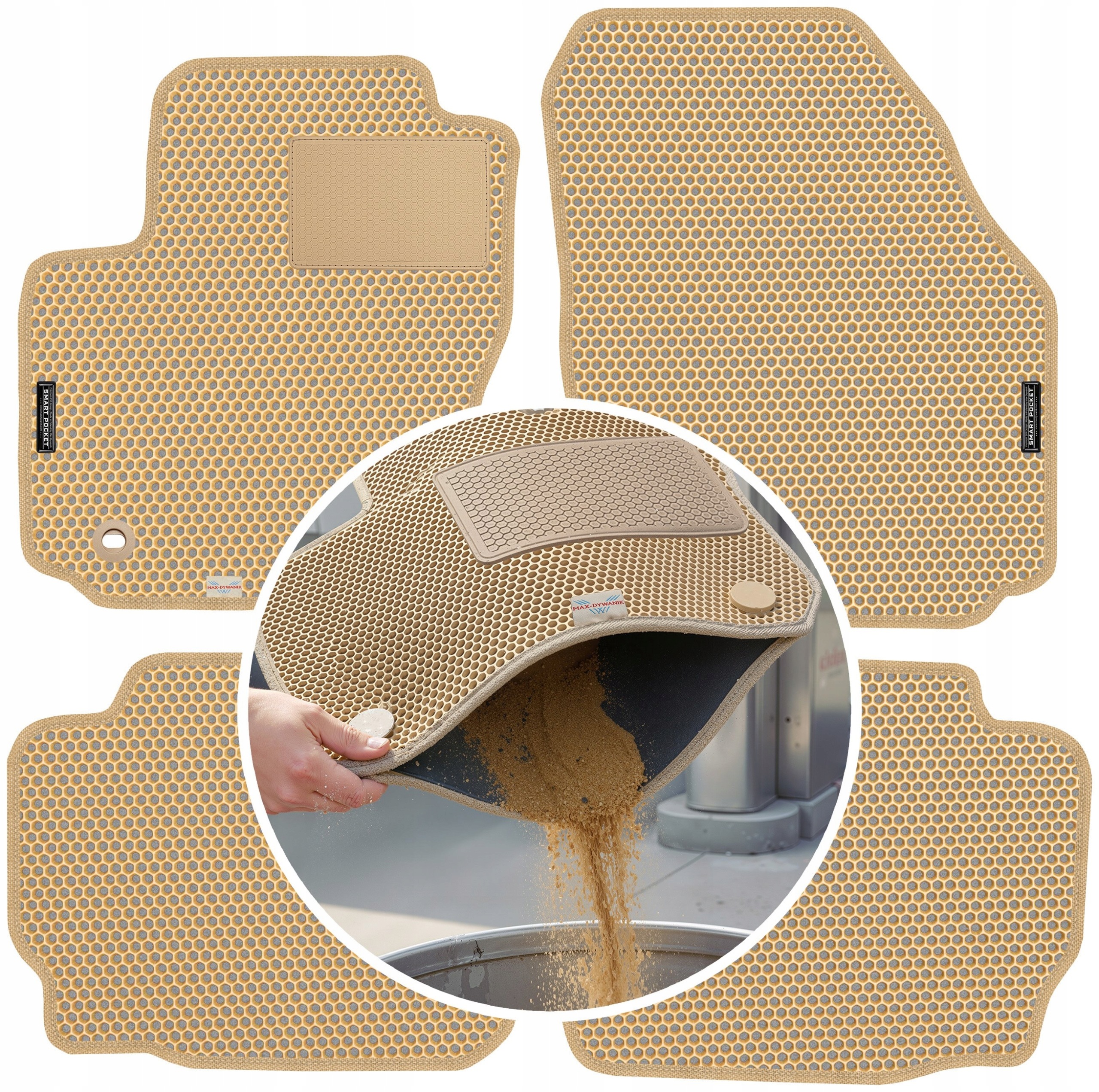 Ford Mondeo MK4 2007-2012 Koberce Eva Smart Pocket