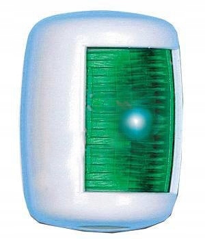 LAMPA BOCZNA 43X61MM ZIEL. 112.5 ST. OB. BIAŁA