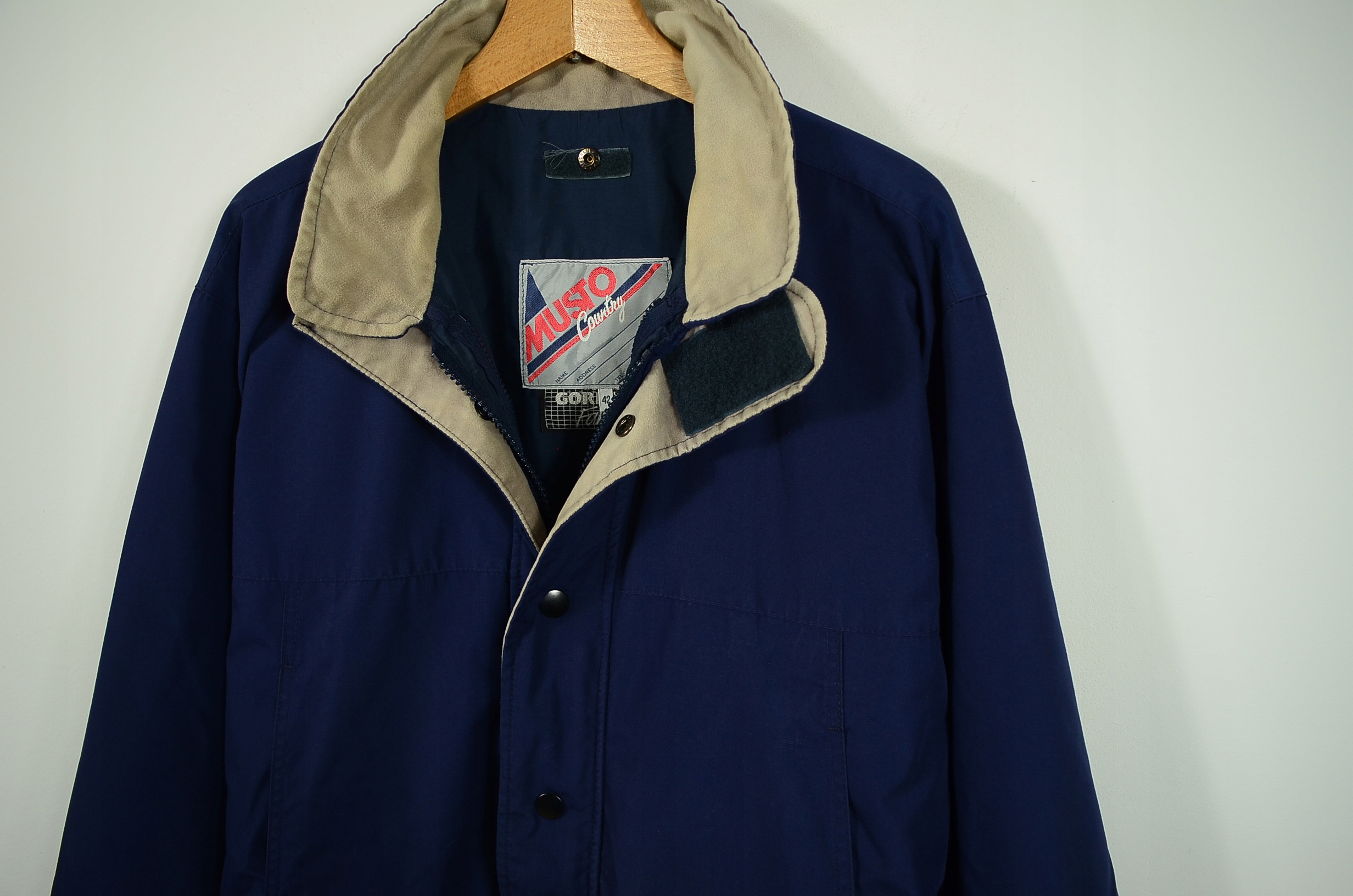 MUSTO COUNTRY _ MĘSKA KURTKA VINTAGE OUTDOOR GORETEX JACKET _ L Kolekcja Country