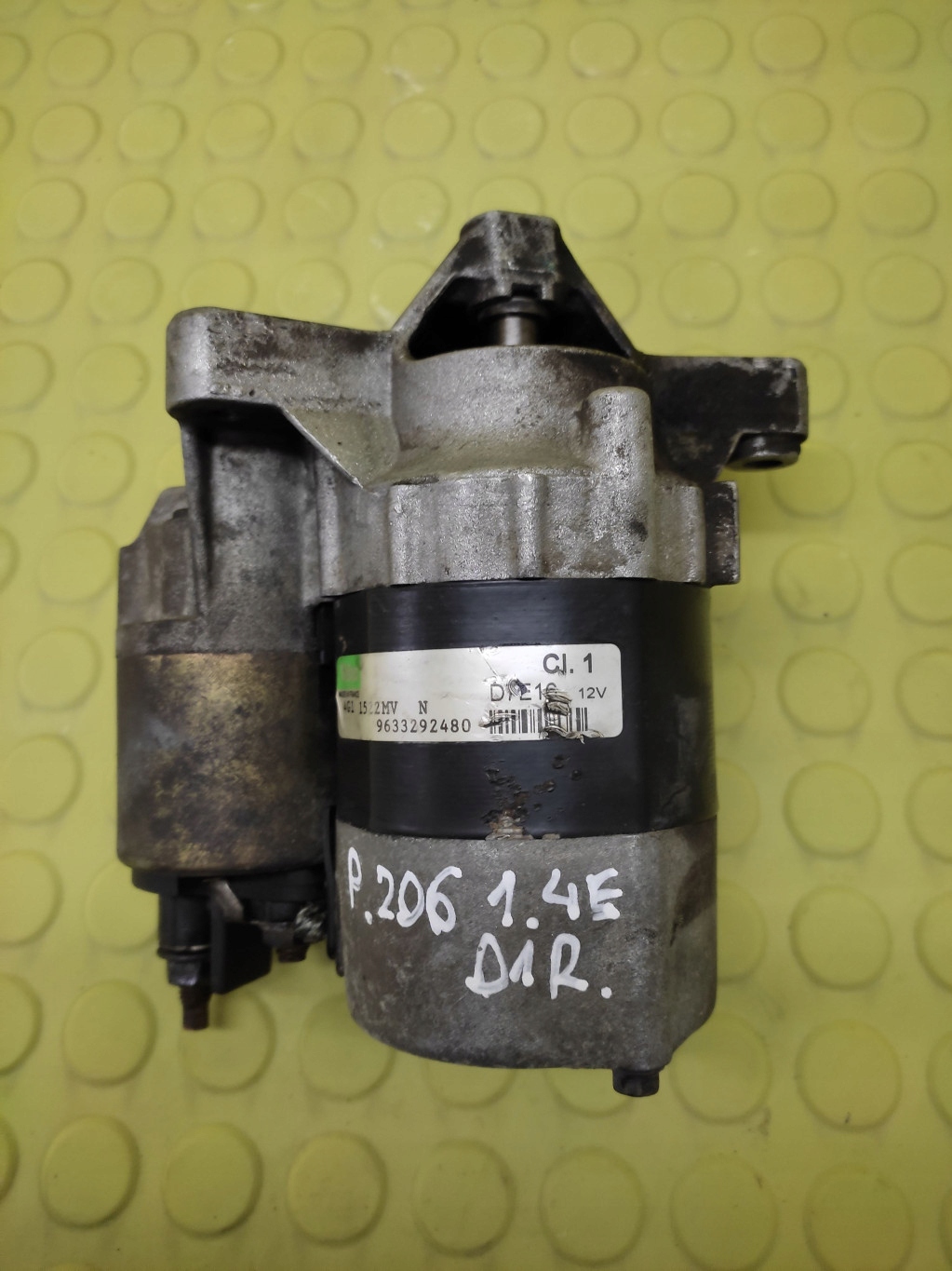 PEUGEOT 206 1.4 starter 9633292480
