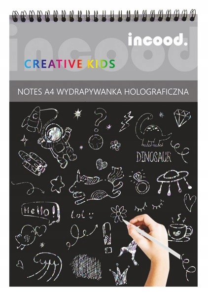 

Notes A4 Wydrapywanka Holograficzna Rysik