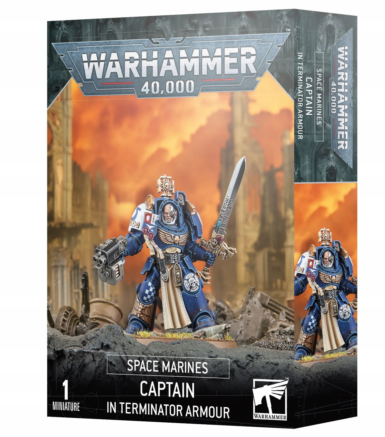 Warhammer 40000 S/marines: Captain In Terminator Armour Games Workshop