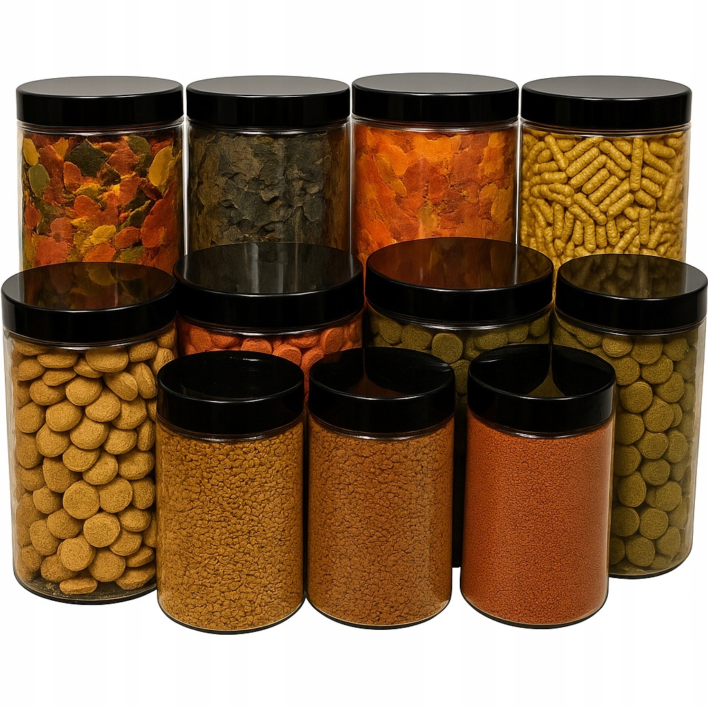 Levně Kompletní sada XL krmiv Premium pro akvarijní ryby 11v1