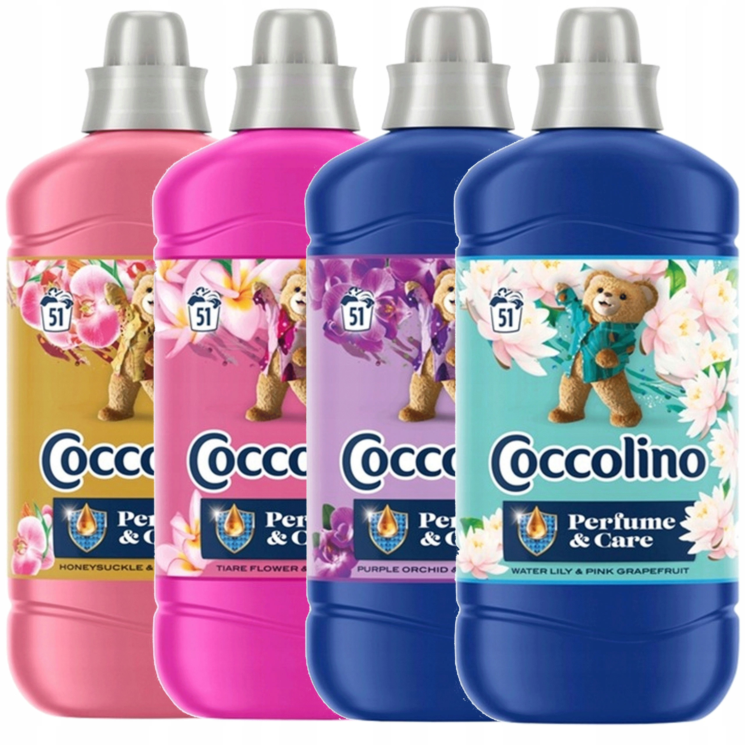 Levně Sada Coccolino Creations Sandalwood & Blueberries 1,275l x4 MIX, celkem 5,1 l