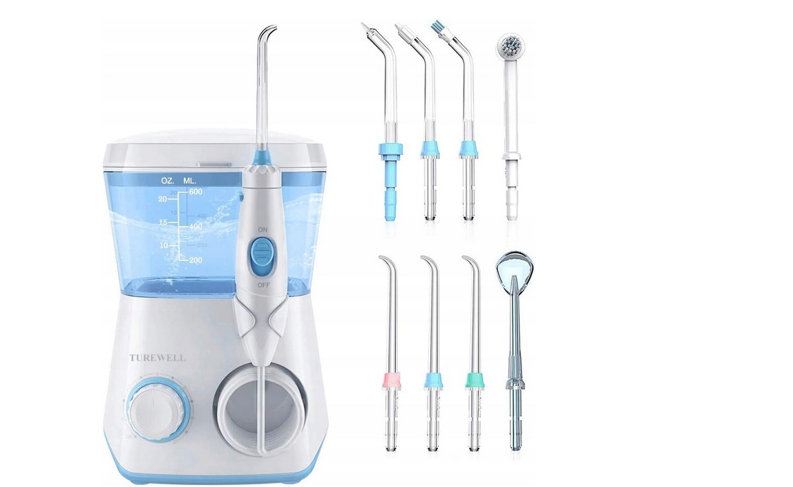 Turewell Fc 165 irygator jamy ustnej 10 Poziomów mocy 600ml