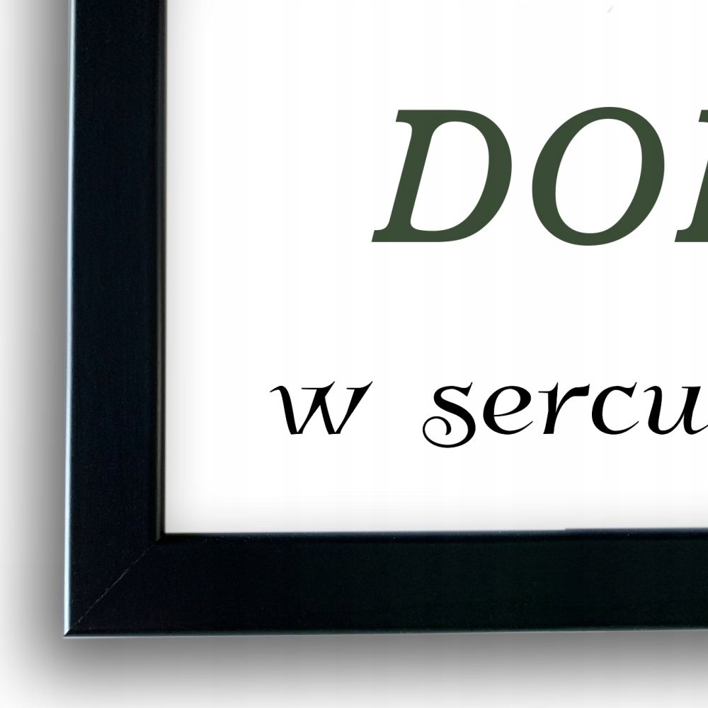 3 obrazy do salonu kuchni DOM napisy różne kolory Format poziomy