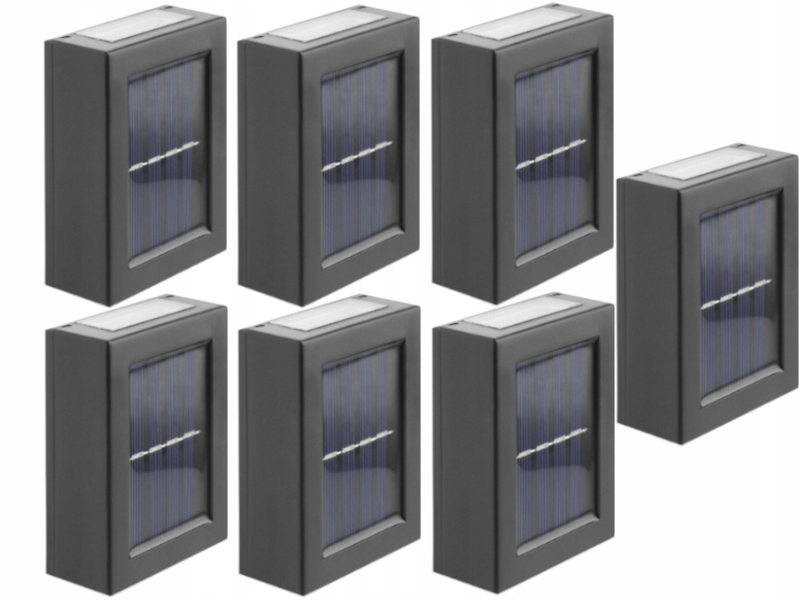 7 x Solární Lampa Terasová Led Senzor Den/Noc