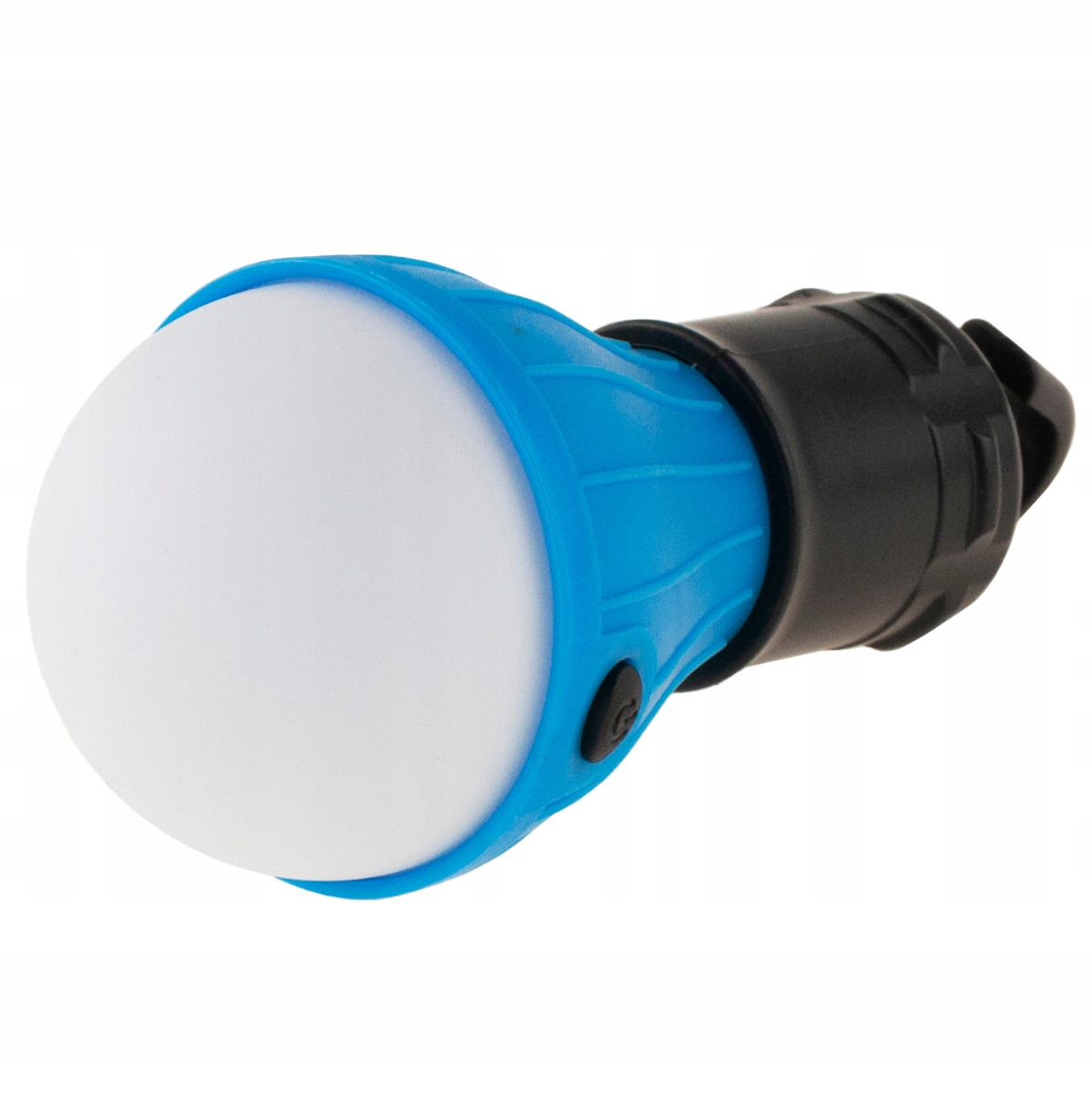 LAMPKA TURYSTYCZNA ŻARÓWKA LED DO NAMIOTU BIWAK SAMOCHODOWA wieszana Kolor dominujący odcienie niebieskiego