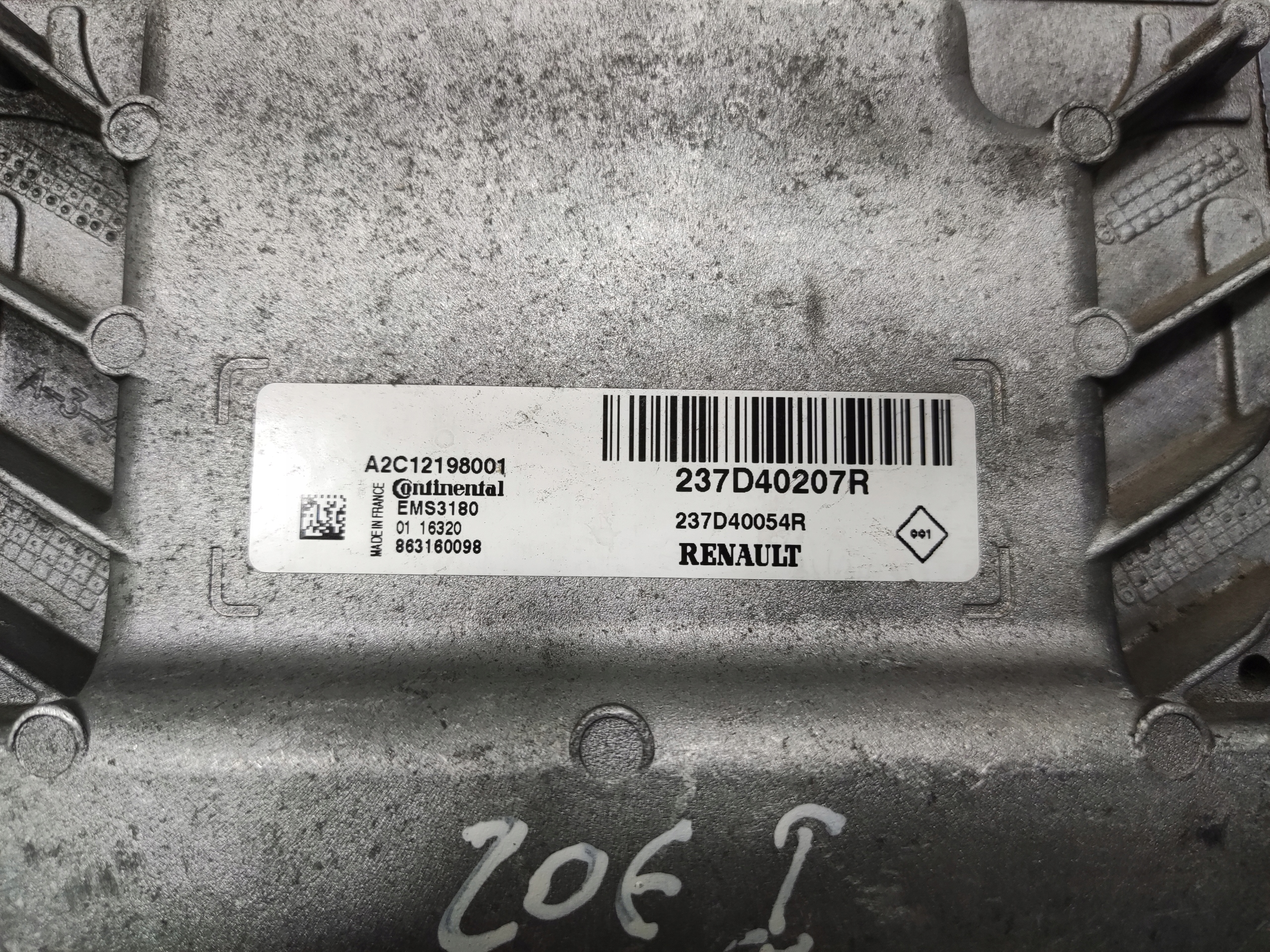 computer Centralina Motore RENAULT ZOE e 237D40207R 2013-2019