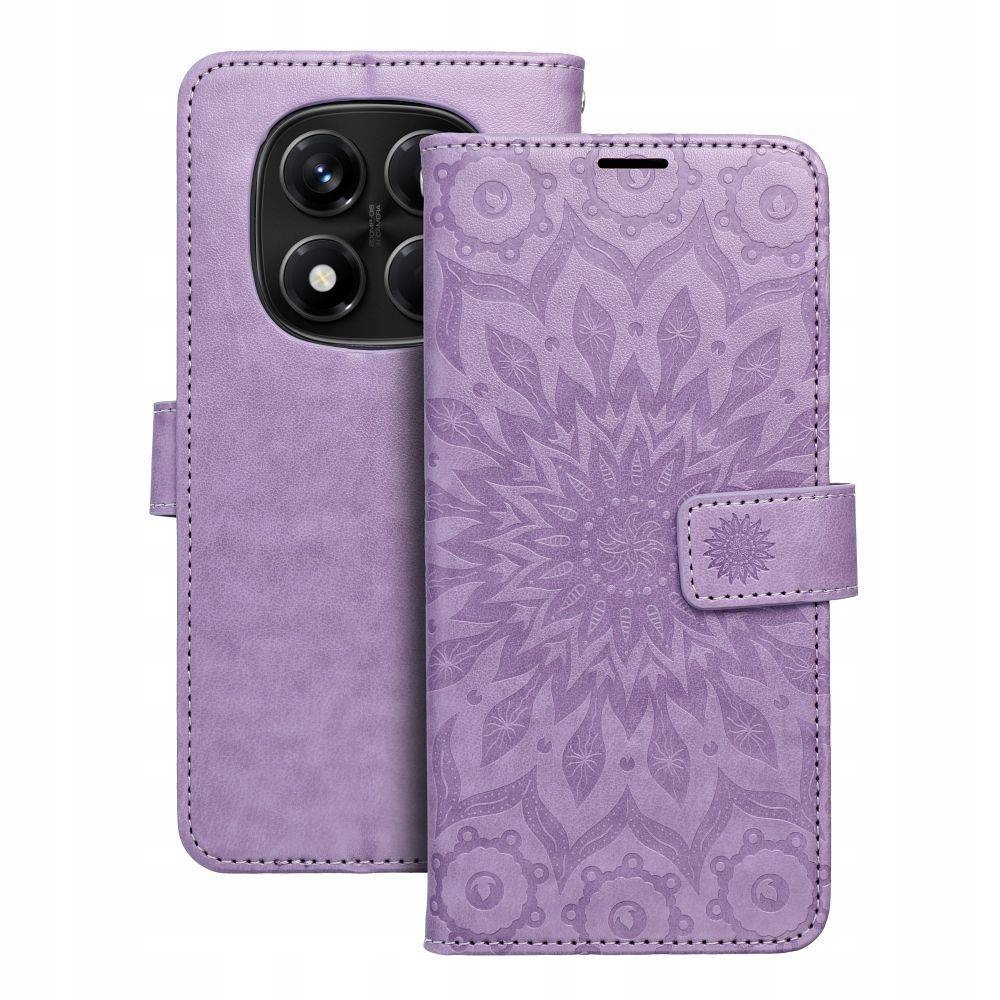 Etui Mezzo Book Do Xiaomi Redmi Note 14 Pro 4G Mandala Fioletowy