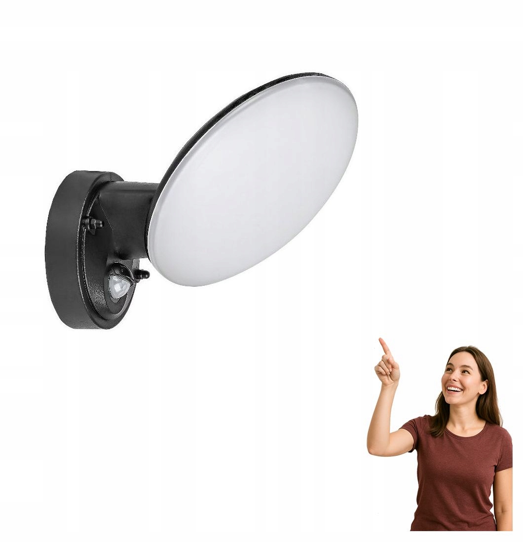 Led nástěnná lampa 12W s pohybovým senzorem Varna 8135 Rabalux