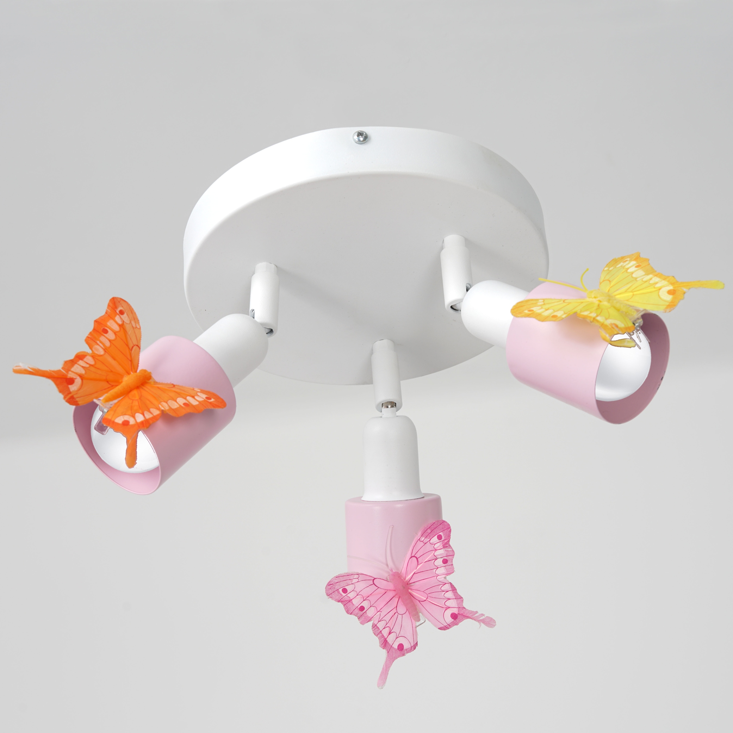 LAMPA PLAFON ŻYRANDOL MOTYLKI DLA DZIECKA LED Zasilanie sieciowe